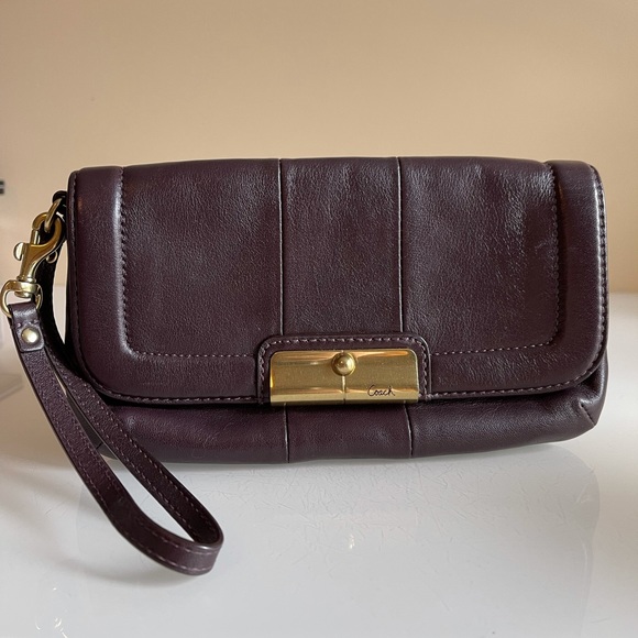 Coach Bags Coach Leather Wristlet Poshmark